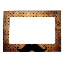 Moustache noire drôle cadres magnétique