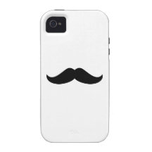 Moustache noire étui vibe iPhone 4