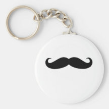 Moustache noire ou moustache noire pour des cadeau porte-clés