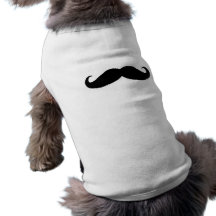 Moustache noire ou moustache noire pour des cadeau tee-shirts pour animaux domestiques