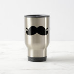 Moustache noire vintage drôle tasse à café