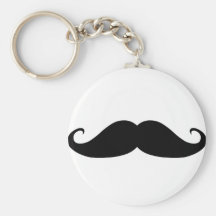 Moustache ! porte-clef