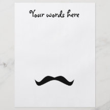 Moustache Prospectus Personnalisés