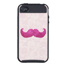 Moustache rose de Bling (graphique de scintillemen