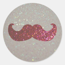 Moustache rose de Bling (graphique de scintillemen Autocollants