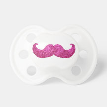 Moustache rose de Bling (graphique de scintillemen Tétine
