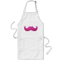 Moustache rose de Bling (graphique de scintillemen Tabliers