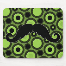 Moustache sur le rétro arrière - plan tapis de souris
