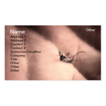 Moustique mort cartes de visite professionnelles