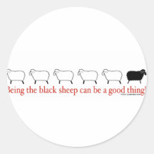 Moutons noirs adhésifs