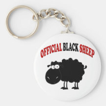 Moutons noirs drôles porte-clef
