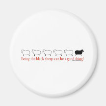 Moutons noirs magnets pour réfrigérateur