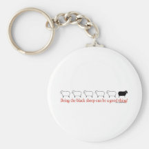 Moutons noirs porte-clé