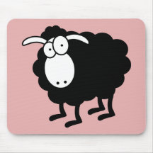 Moutons noirs tapis de souris