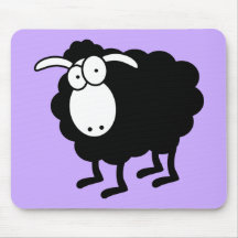 Moutons noirs tapis de souris