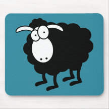 Moutons noirs tapis de souris