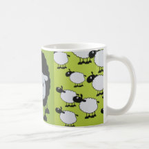 moutons noirs tasses
