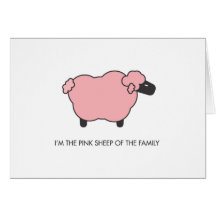 Moutons roses carte