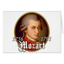Mozart Cartes De Vœux