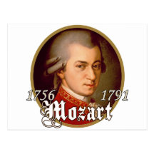 Mozart Cartes Postales