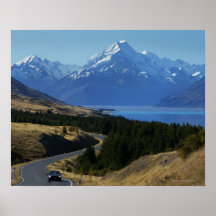 Mt. Cuisinier, Nouvelle Zélande Posters