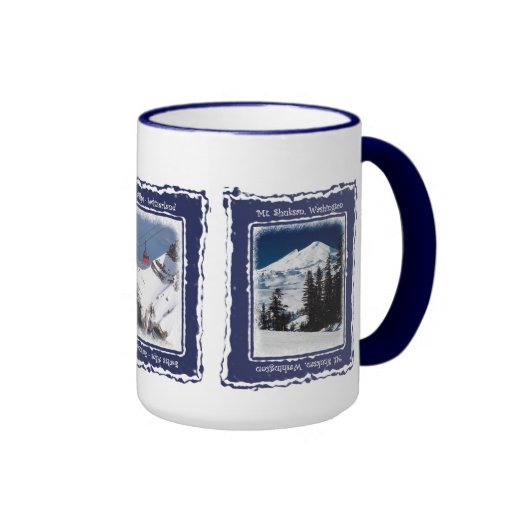 Mt impressionnant Shuksan, Alpes suisses et tasse 