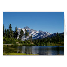 Mt Shuksan de lac picture Cartes De Vœux