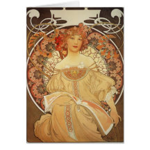 Mucha-2-1890 Cartes De Vœux