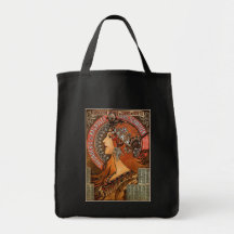 Mucha - art Nouveau Sacs Fourre-tout