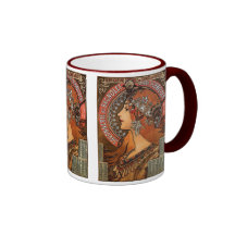 Mucha - art Nouveau Tasse À Café