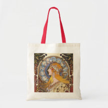 Mucha - zodiaque de Nouveau- d'art - plume de La Sacs