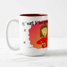 Mug "C'est l'heure du café !"