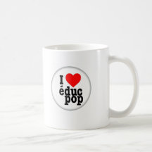 Mug I love educ pop