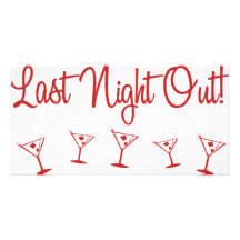 MultiMartini-LastNightOut-Rouge Photocarte Customisée