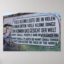 Mur de Berlin Poster