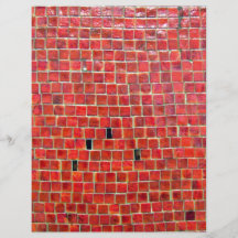 Mur de briques rouge âgé avec des variations prospectus personnalisés