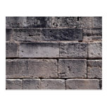 Mur en pierre antique, Phaistos, Crète, Grèce Carte Postale