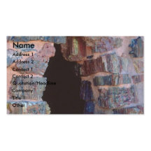 Mur en pierre avec le ciment carte de visite