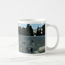 Mur occidental avec le dôme de la roche, Jérusalem Mug