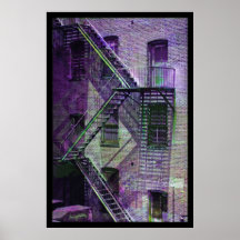 Mur pourpre de Nyc Shadaws Posters