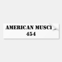 MUSCLE AMÉRICAIN 454 ADHÉSIFS POUR VOITURE