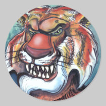 Muscle de tigre autocollants