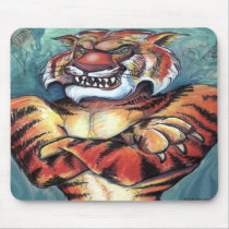 Muscle de tigre tapis de souris