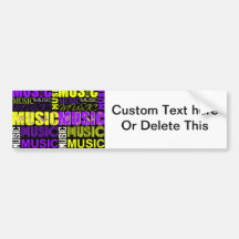 music text purple yellow black graphic.jpg bumper sticker