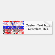 music txt guitar txt red blue black.jpg bumper sticker