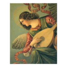 Musicien d'ange, Melozzo DA Forli, art de Renaissa Bristols Personnalisés