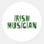 Musicien irlandais autocollants