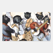Musiciens de chat adhésifs