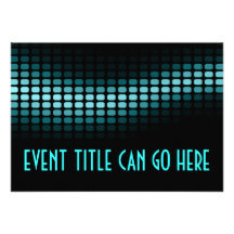 musicmeterz de turquoise invitations personnalisables