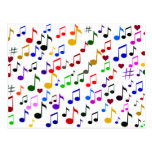 Musique avec Love_ Carte Postale